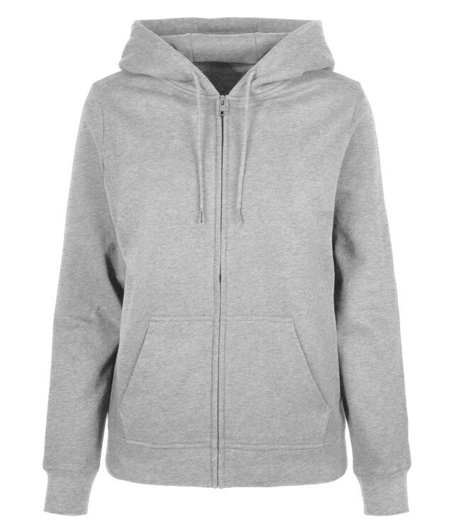 Build Your Brand BB009 Ladies Basic Zip Hoody