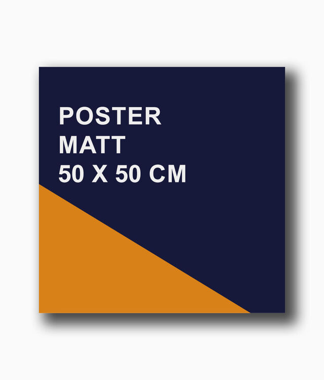Poster Matt 50x50 cm