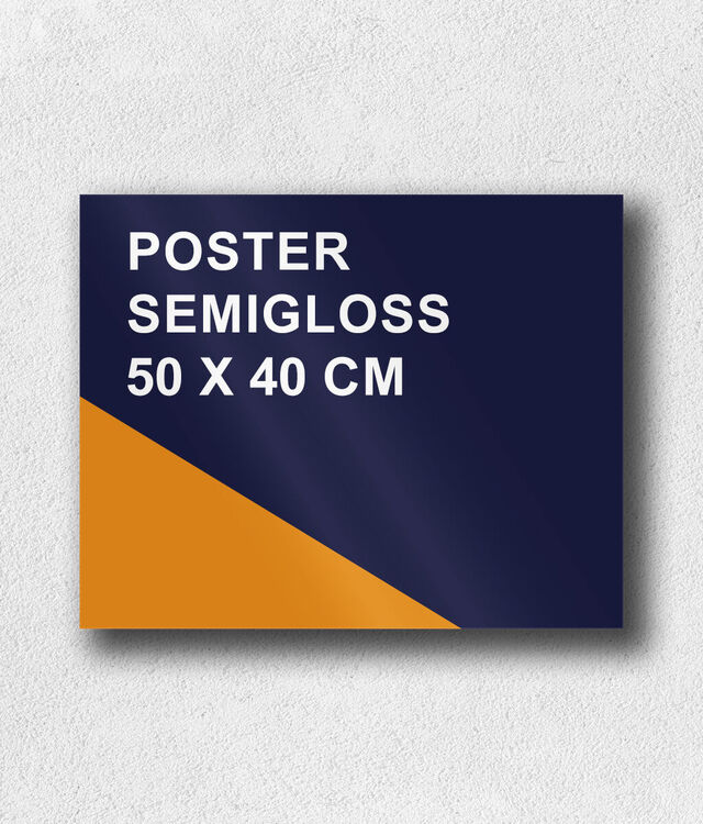 Poster Semigloss 50x40 cm